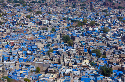 the "BLUE CITY", Jodhpur in Rajasthan, India. © D. Ott