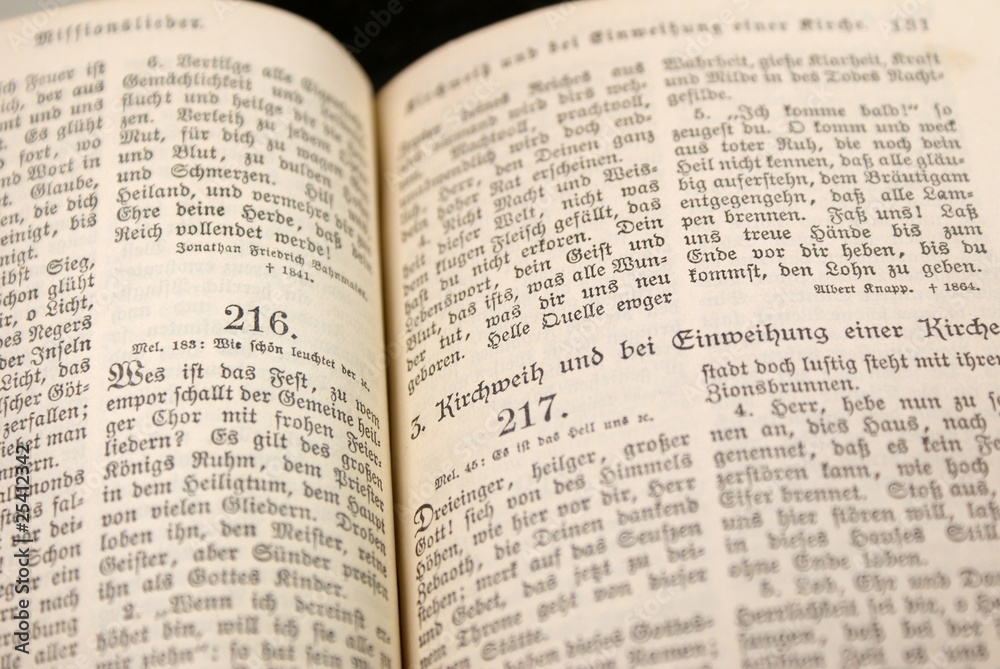 Altes Gesangsbuch Altes Gesangsbuch