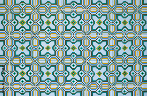 Traditional Portuguese glazed tiles