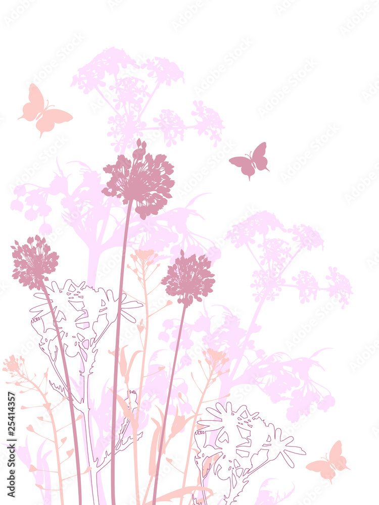 Obraz premium floral background