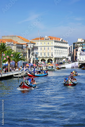 Landscape of Aveiro, Portugal.