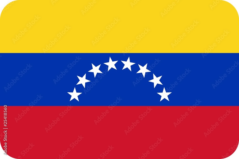 Naklejka premium Drapeau du Venezuela 