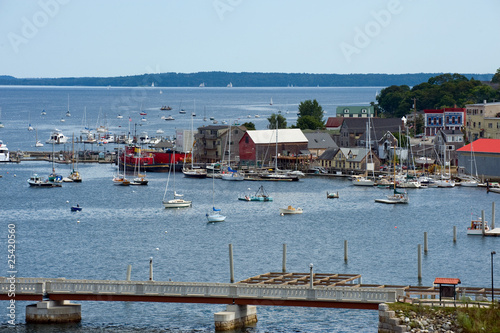Coastal town of Belfast, Maine