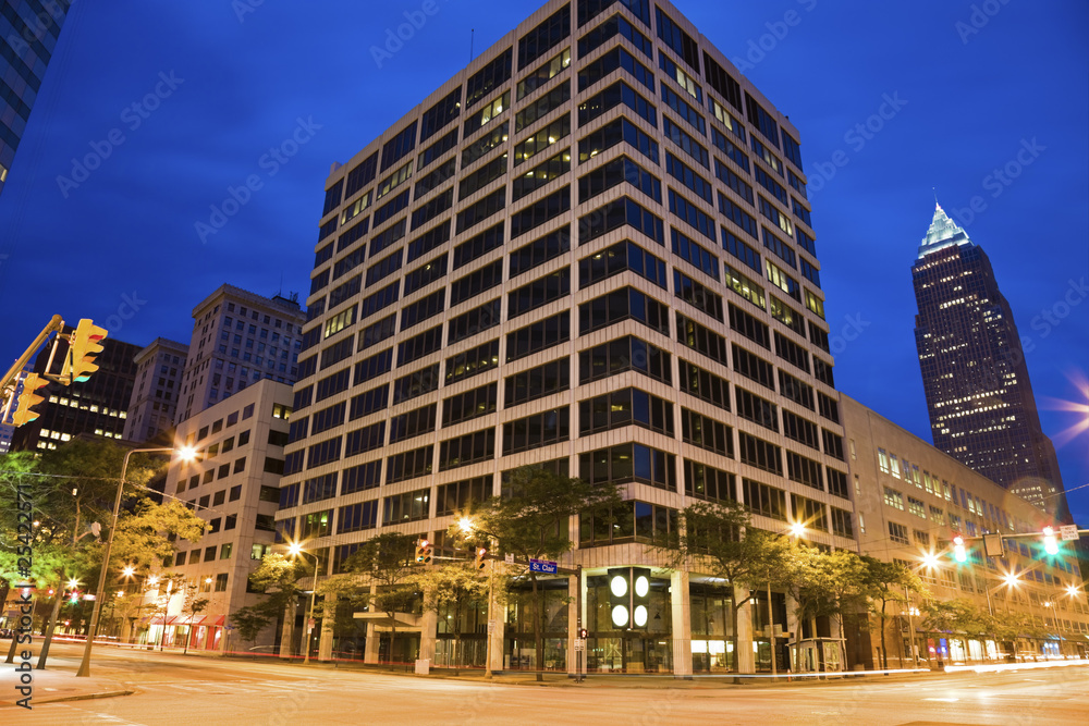 Fototapeta premium Streets of Cleveland