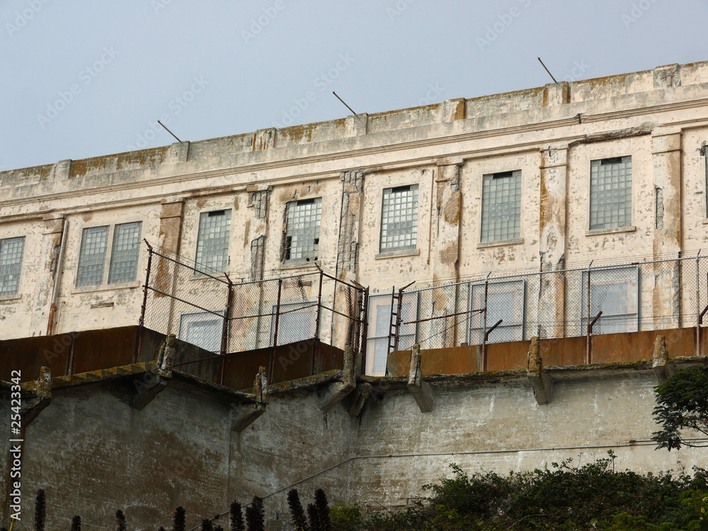 Alcatraz Gefängnis Innenhof