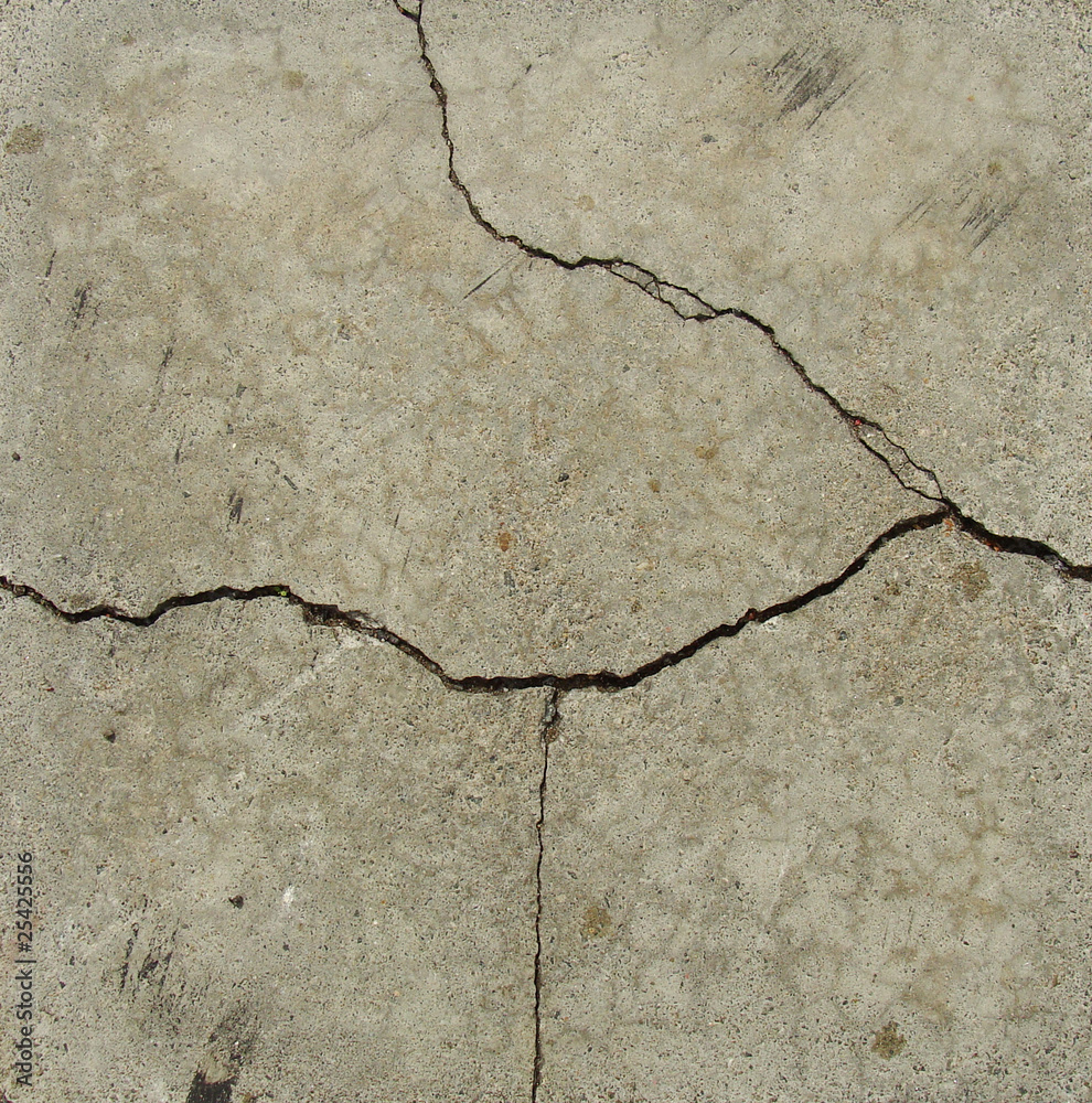Obraz premium elegant split crack in beige gray stone surface