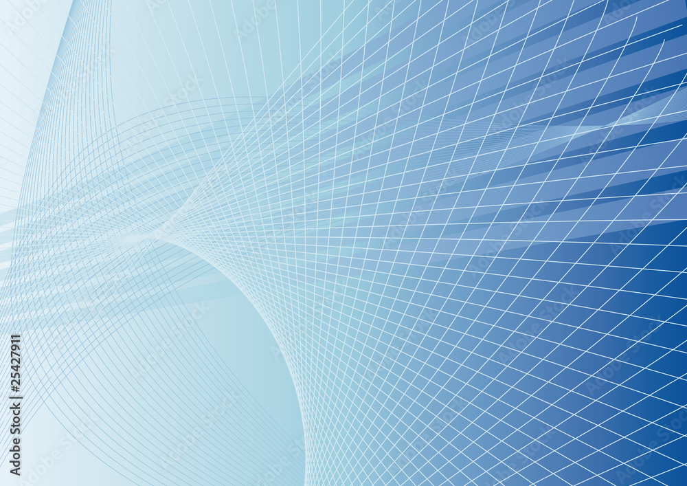 sfondo astratto con curve blu