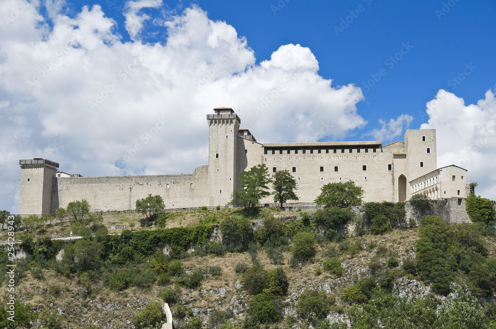 Albornoz fortress. Spoleto. Umbria.