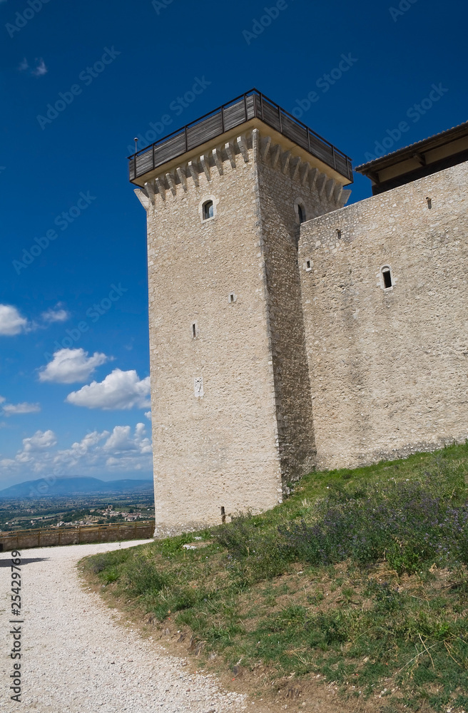 Albornoz fortress. Spoleto. Umbria.