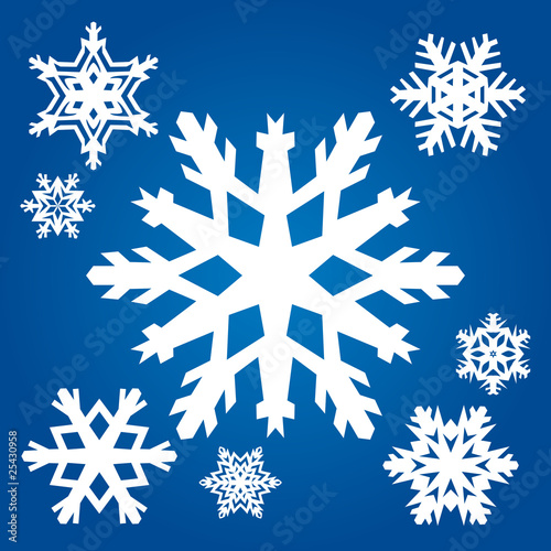 Set from original snowflakes