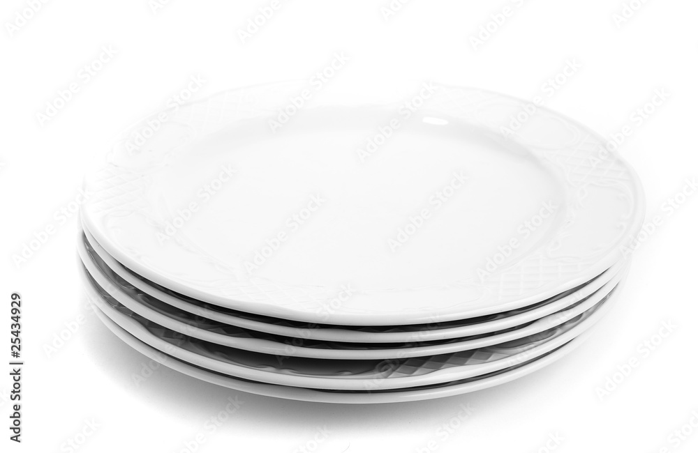 plates isolated plates isolated