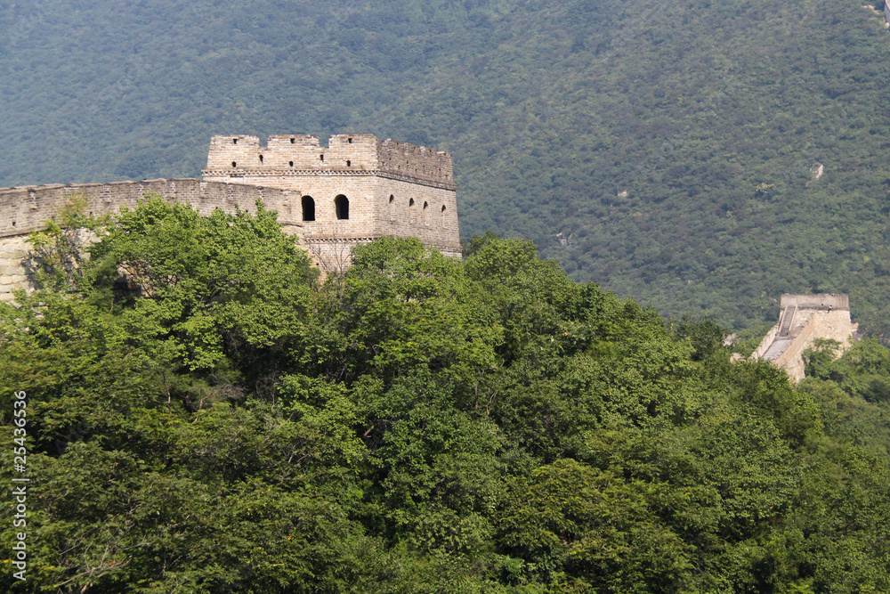 The Great Wall of China between Jiankou and Mutianyu.