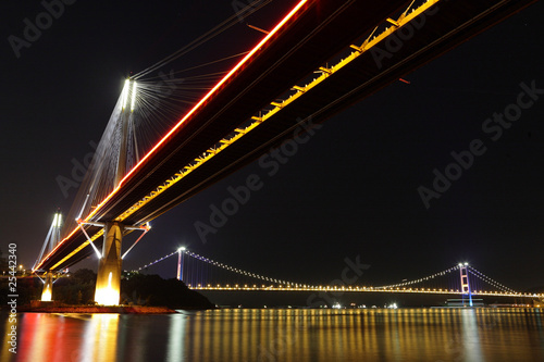 Ting Kau Bridge in Hong Kong