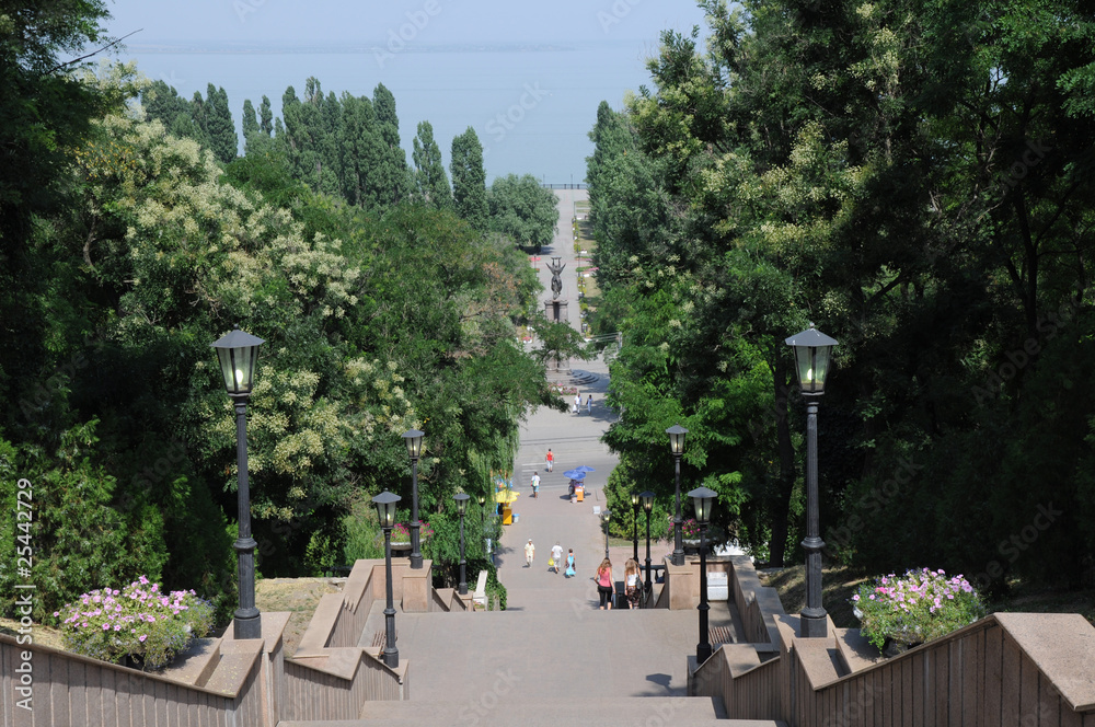 City staircase in Taganrog