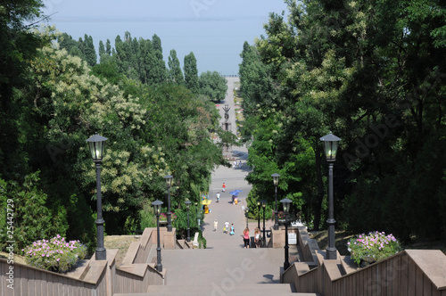 City staircase in Taganrog photo