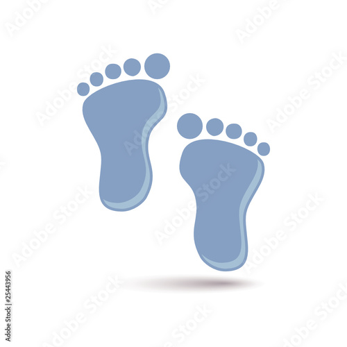 blue baby foot