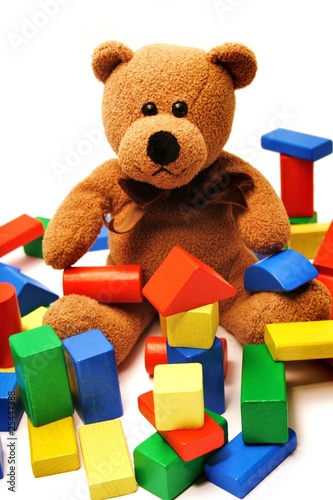 Teddy und die Bausteine #25447388