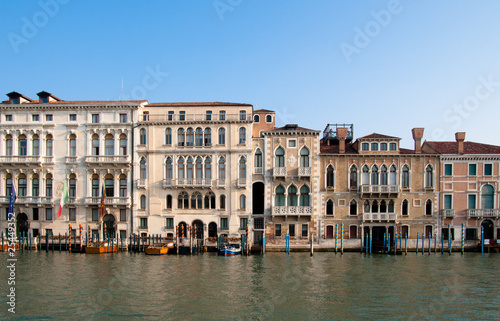 Venetians  houses on the Grand Canal