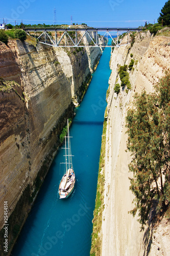 Channel in Corinth, Greece
