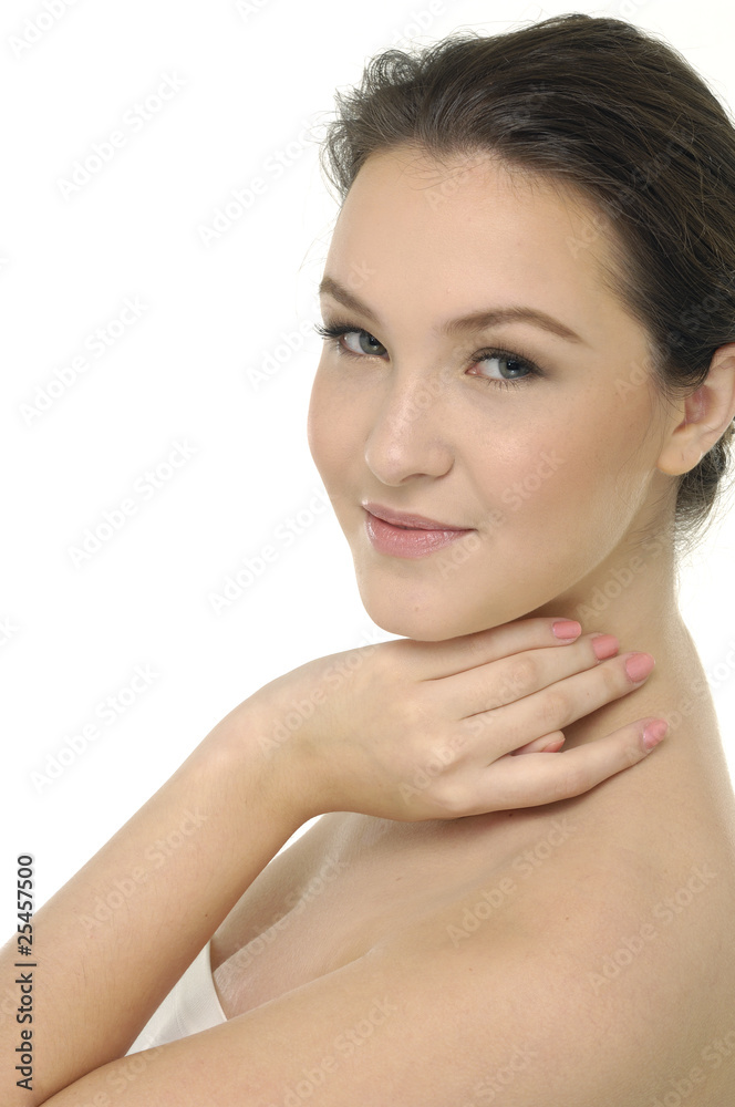 Portrait of the charming well-groomed girl Portrait of the charming well-groomed girl