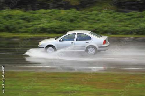 driving in rainstorm