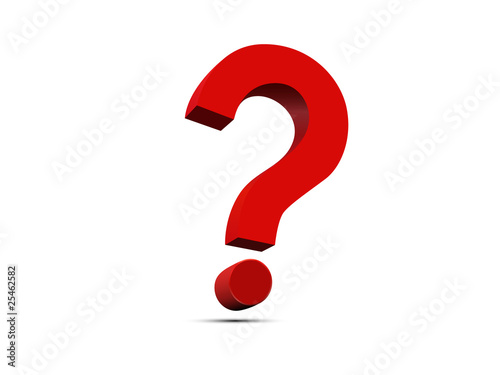 red question mark