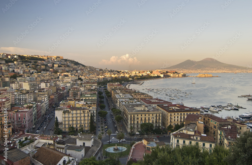 Obraz premium panorama di napoli