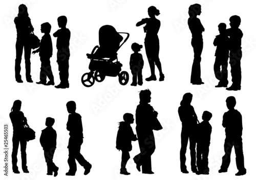 Big family and sidecar