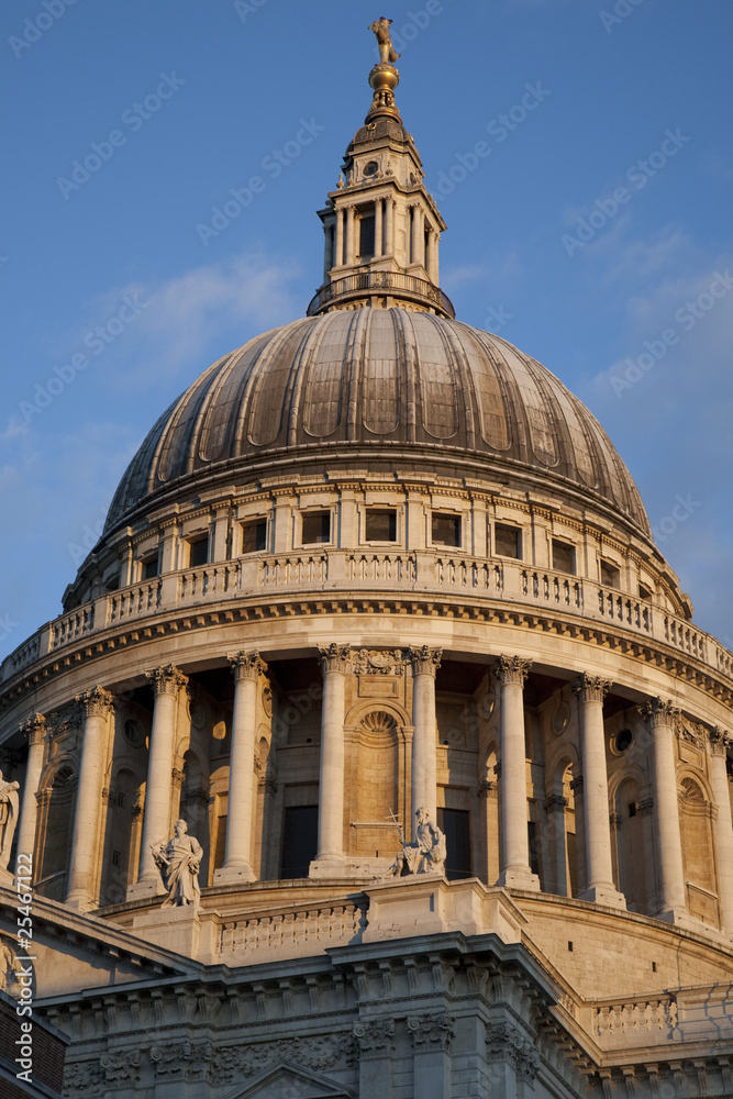 Dome of St Pauls Cathedral Church in London
