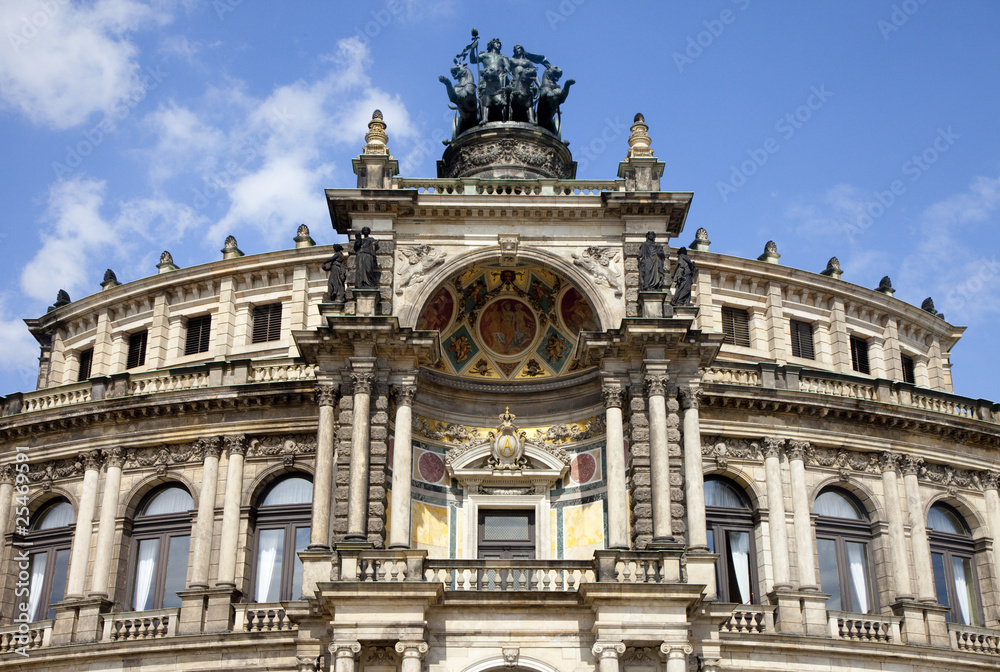 The Semper Opera House in Dresden