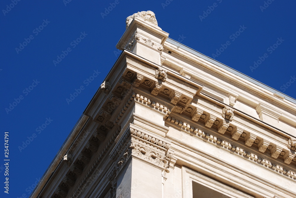 Naklejka premium façade de caractere