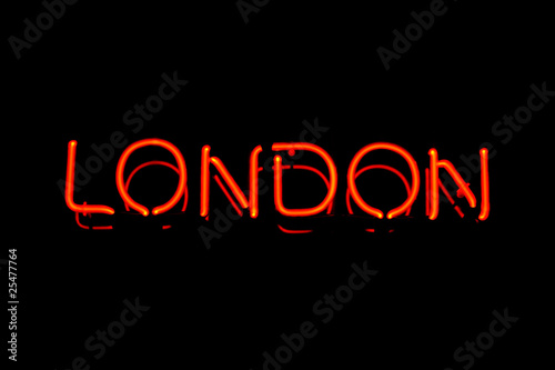 London neon sign