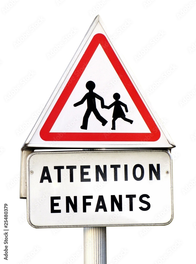 Panneau de danger ' enfants '