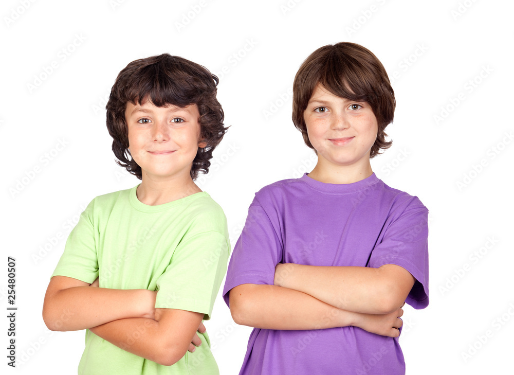 Two funny children