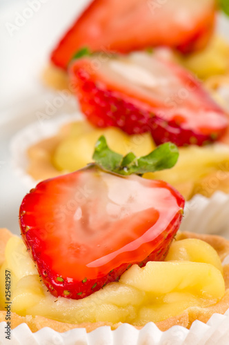 Sweet strawberry dessert