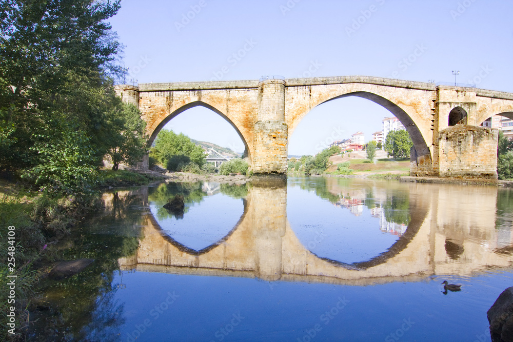 puente romano, orense, galicia, espana