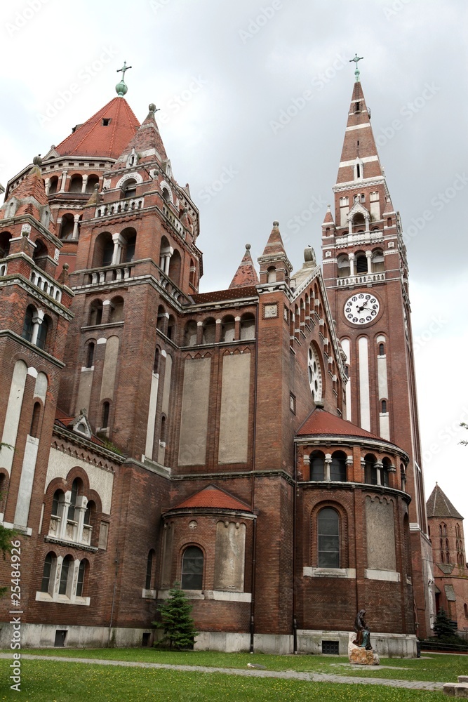 The Votive church in Szeged, Hungary