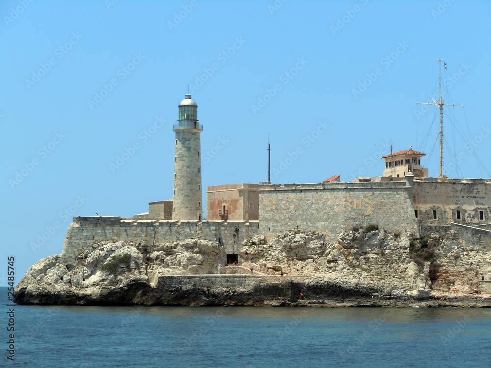 Lighthouse and fort