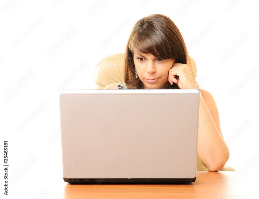 Woman with laptop Woman with laptop