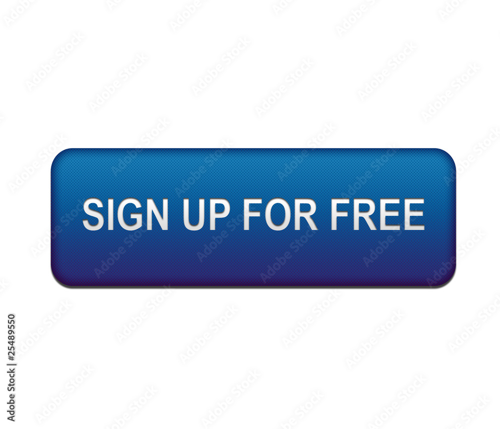 Boton azul SIGN UP FOR FREE con textura Boton azul SIGN UP FOR FREE con textura