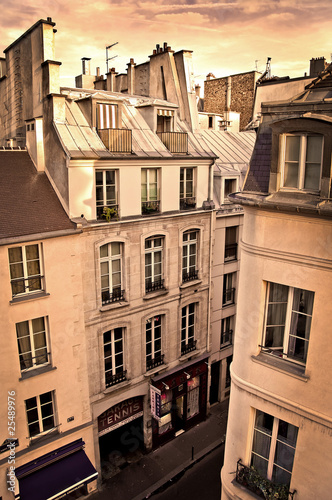 La rue Saint-Jacques à Paris - France