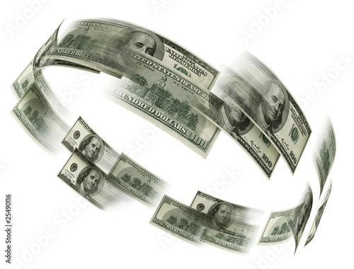 money flaying