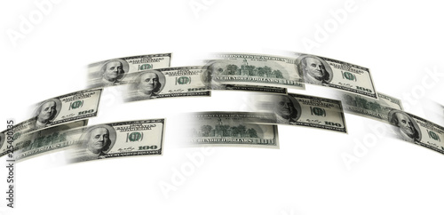 money flaying