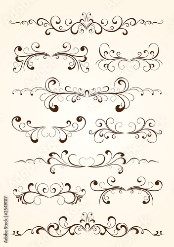 Set of design elements