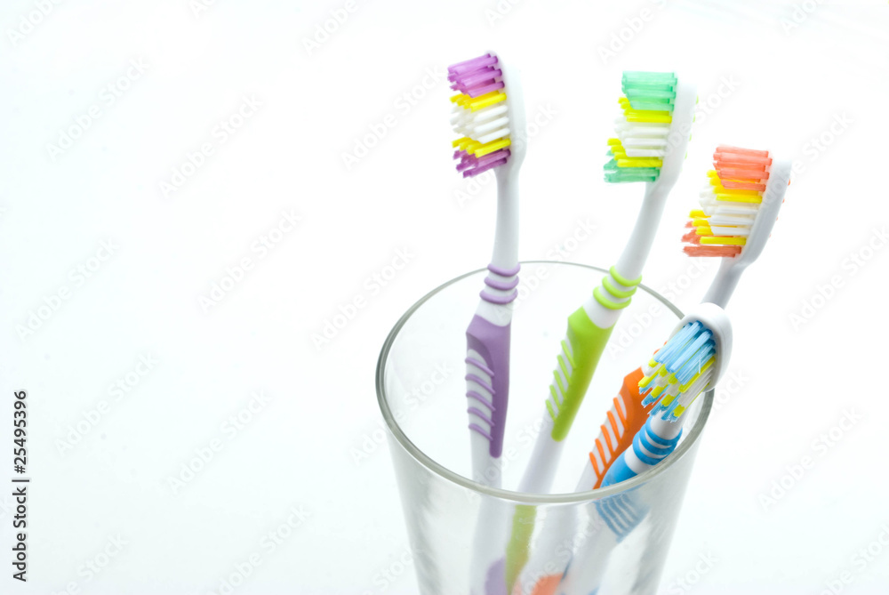 Colourful toothbrushes Colourful toothbrushes