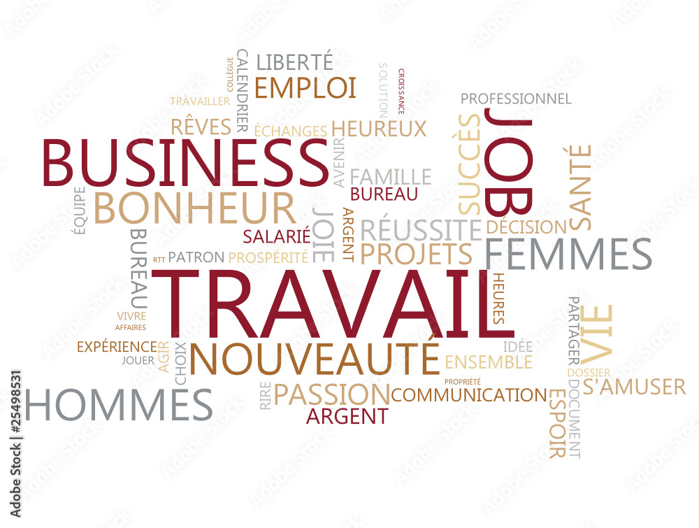 TRAVAIL et ses dérivés TRAVAIL et ses dérivés