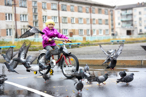 girl on bike