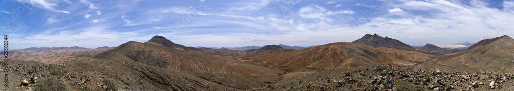 Panorama Bergwelt Fuerteventura Panorama Bergwelt Fuerteventura