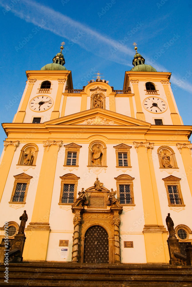 Baroque church The Holly Hill, Czech Republic