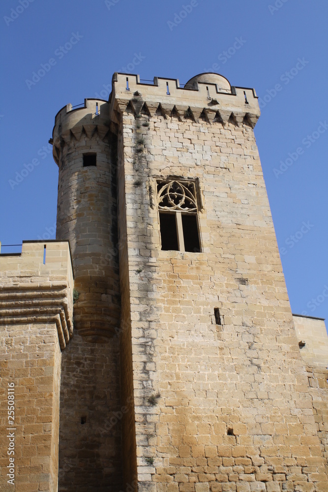 Castillo de Olite, antiguo palacio de los reyes de Navarra.